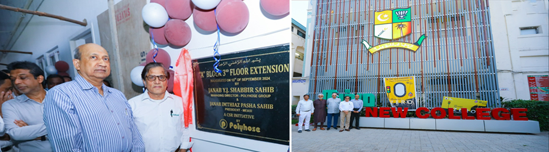 Construction of Table Tennis stadium in New College premises